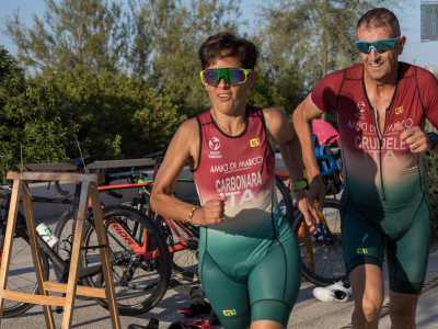 ...e ripartire a piedi, in tutta velocit�, per l�ultima frazione dell�allenamento 